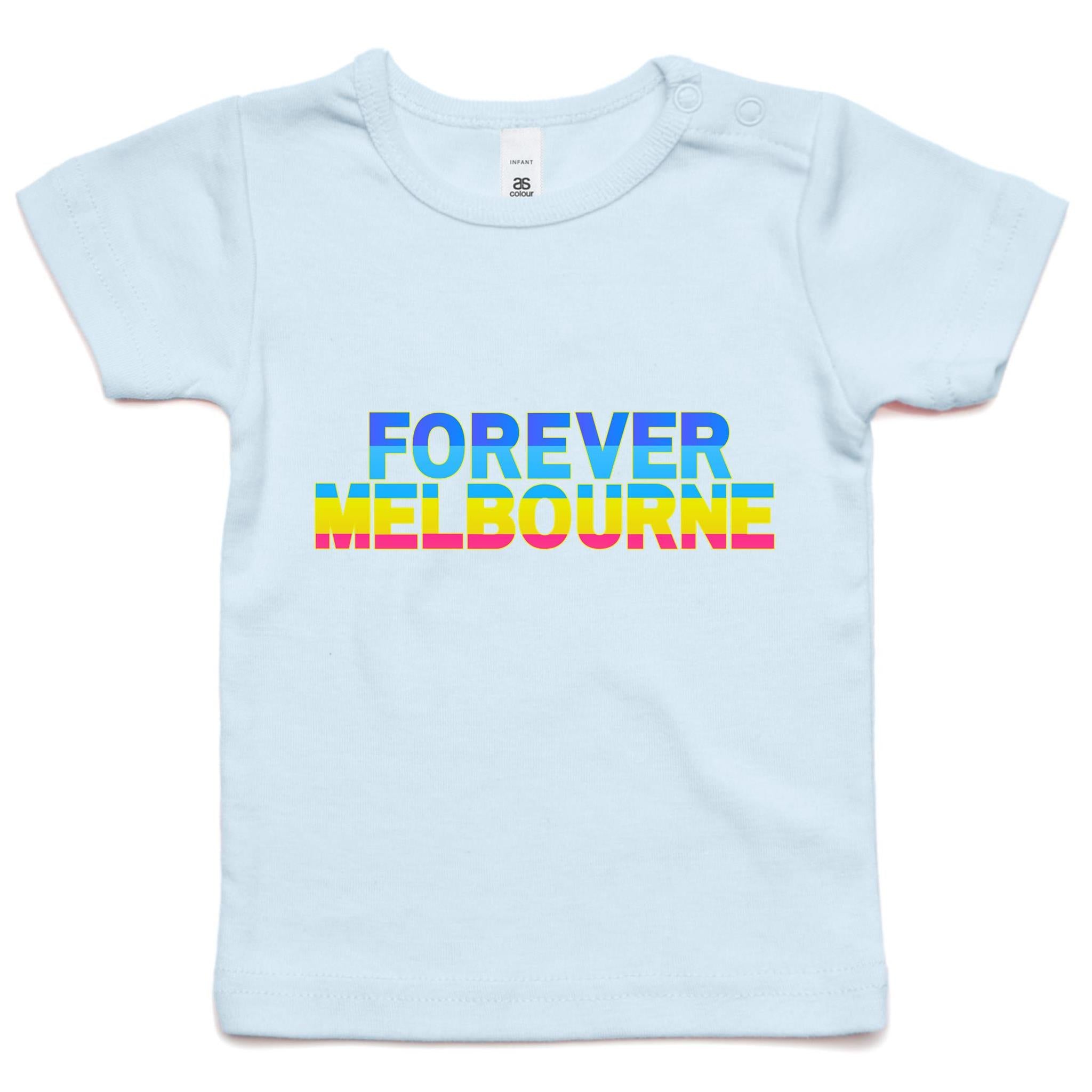 Forever Melbourne - Kids Infant T-shirt Fun Rainbow