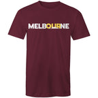 Melbourne City Skyline Men's T-Shirt Plus Sizes