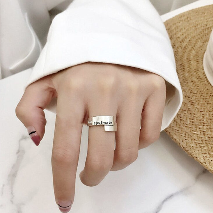 Motivation Silver Rings - Make A Wish / This Too Shall Pass / Soulmates