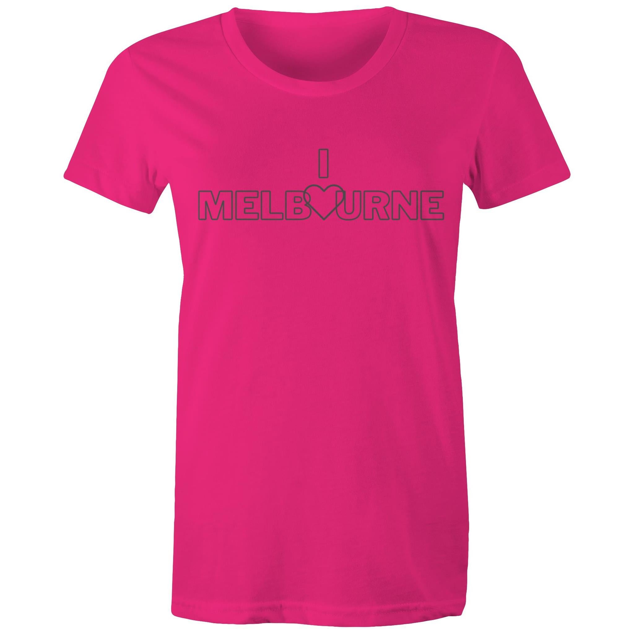 "I Love Melbourne" - Women's City Statement T-shirt