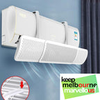 Air Conditioner Deflector Wind Shield Redirect Blowing Baffle Cover Universal Fit
