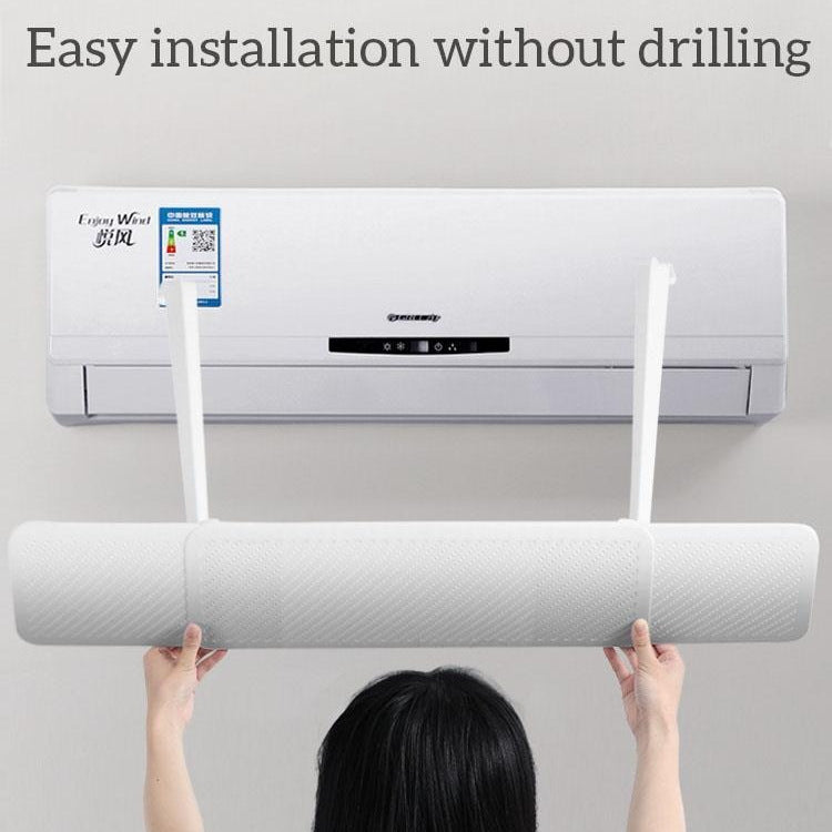 Air Conditioner Deflector Wind Shield Redirect Blowing Baffle Cover Universal Fit