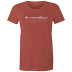 Be Marvellous T-shirt Dictionary Definition - Women's T-shirt Motivation
