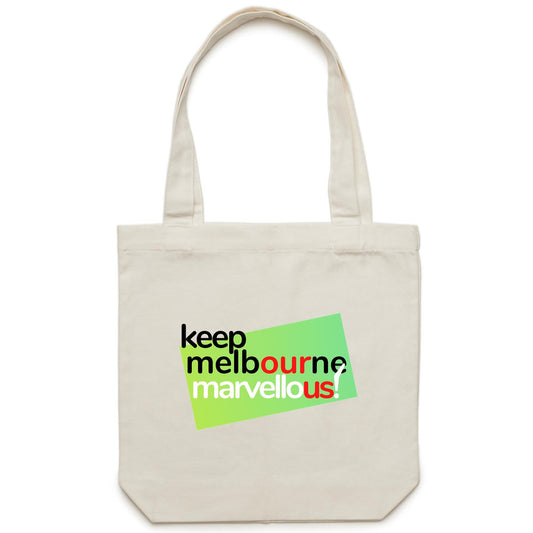 Canvas Quality Melbourne Tote Shopping Bag