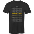 Positive "Be Marvellous!" Men's Motivation T-shirt Plus Sizes