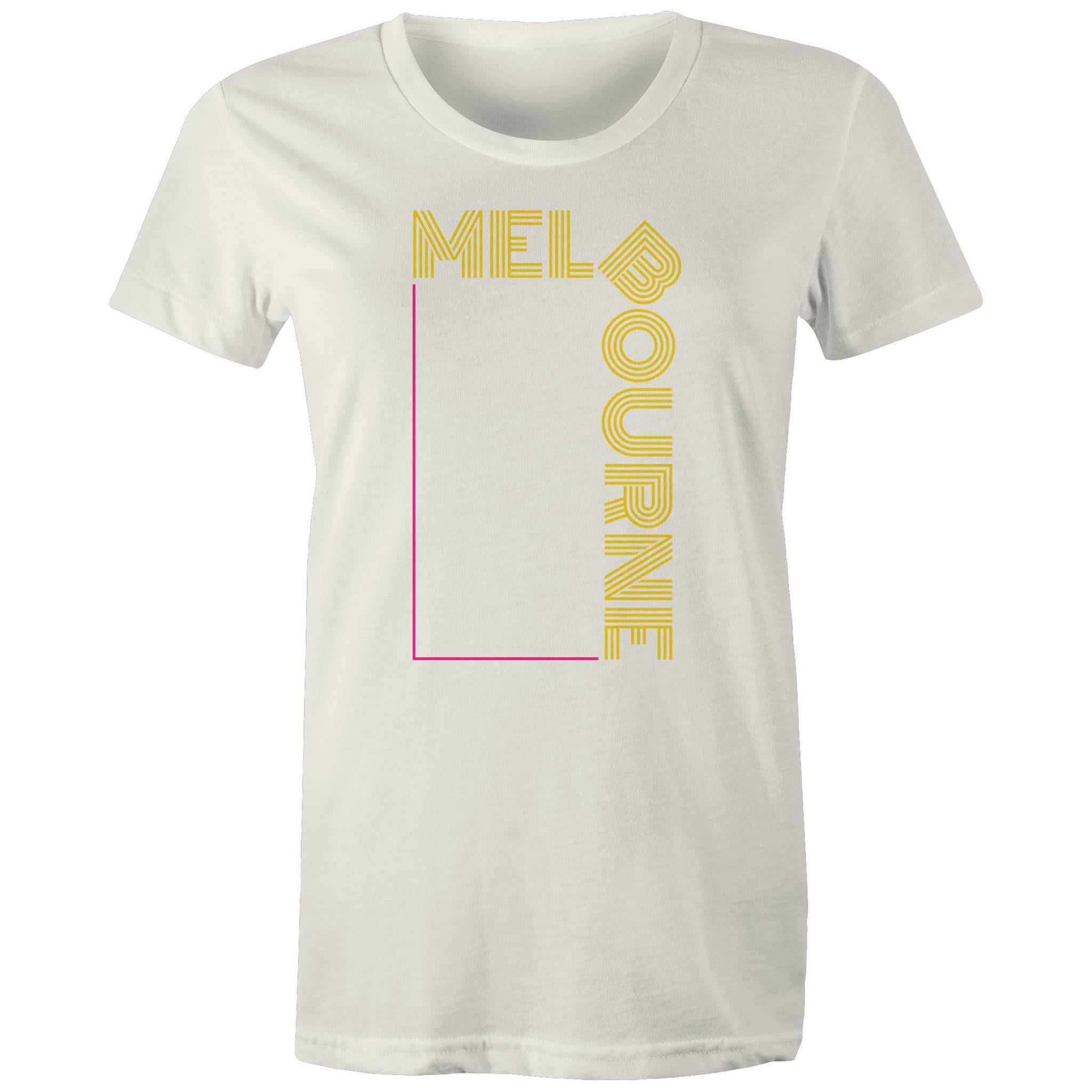 Pop Culture Melbourne T-Shirt - Art Deco Design Women's Tee