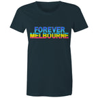 Forever Melbourne - Women's Colourful Rainbow T-shirt