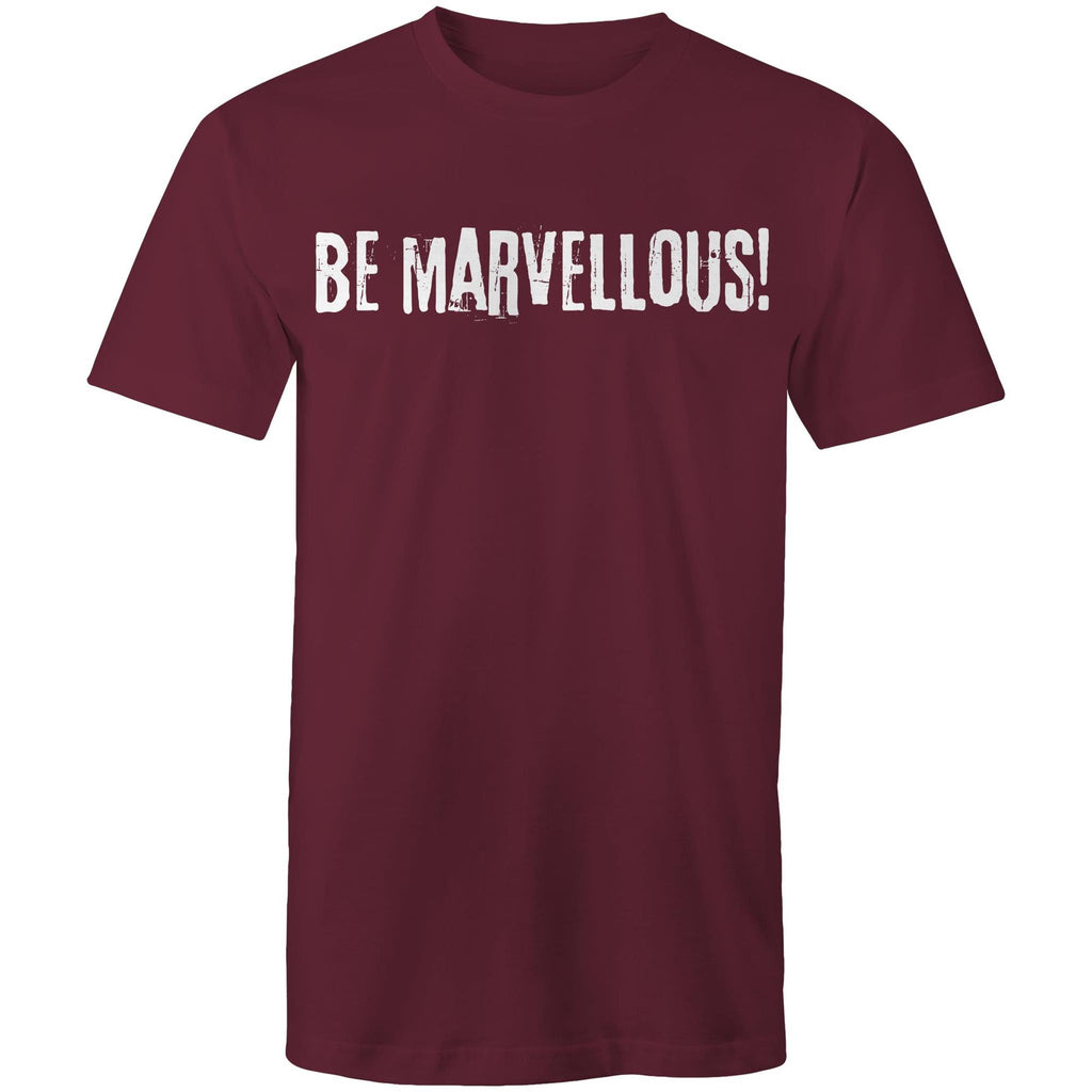 Be Marvellous! - Grunge Grafitti Lettering T-shirt Motivation Plus Sizes