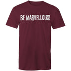 Be Marvellous! - Grunge Grafitti Lettering T-shirt Motivation Plus Sizes