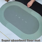 Super Absorbent Bath Mat Quick Drying Non Slip Magic Bathroom Kitchen Floor Rug