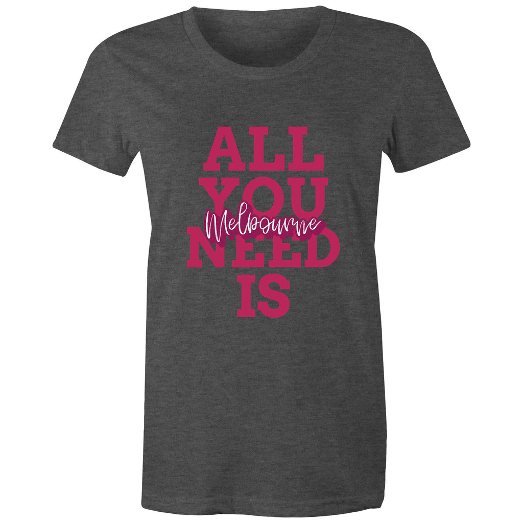 "All You Need Is Melbourne" - Women's Love T-Shirt