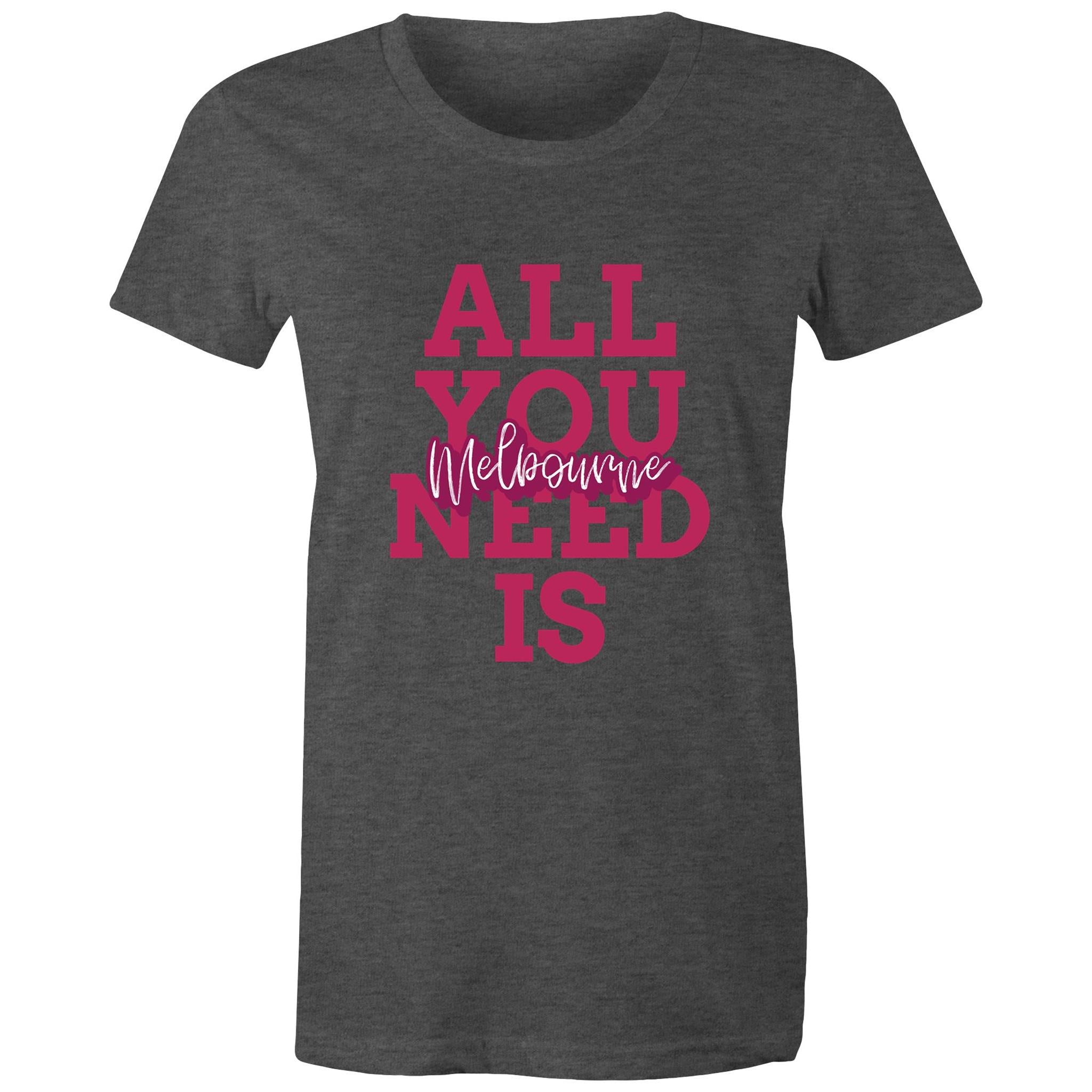"All You Need Is Melbourne" - Women's Love T-Shirt