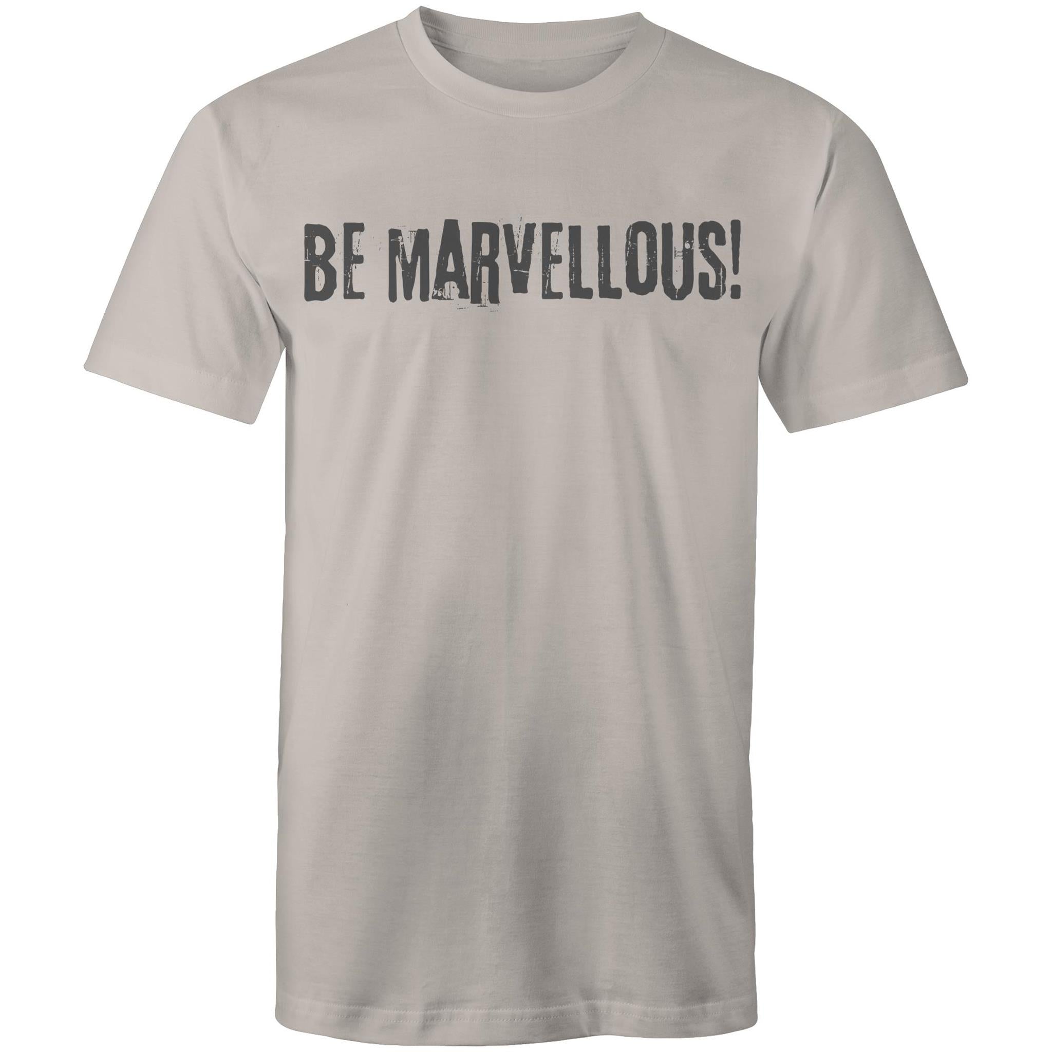 Be Marvellous! - Grunge Grafitti Lettering T-shirt Motivation Plus Sizes