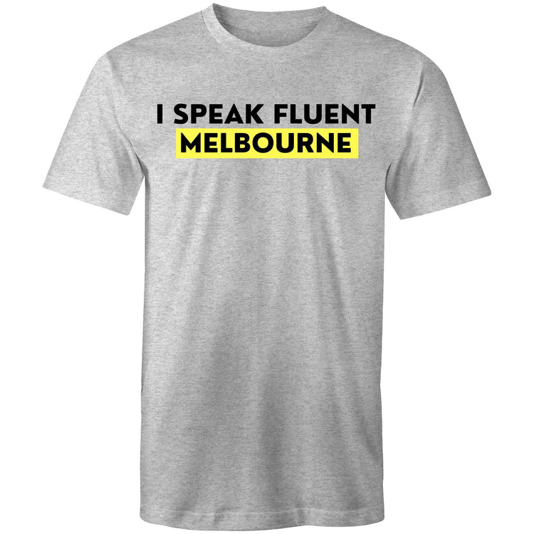 Funny T-shirt "I Speak Fluent Melbourne" - Slogan Men's Design Tee