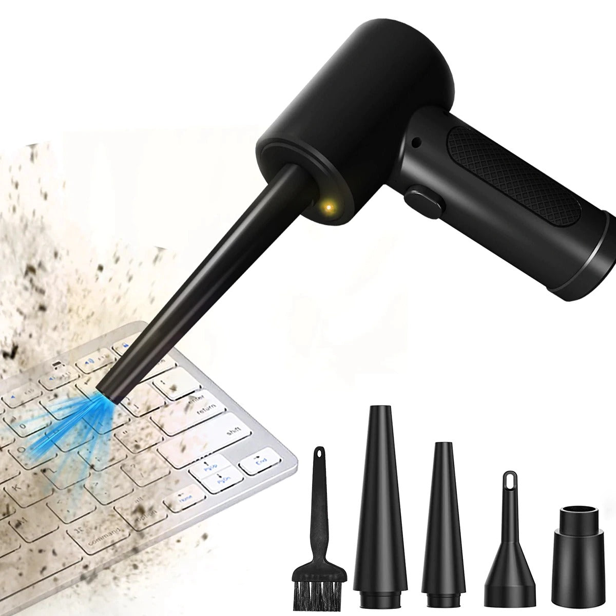 Air Duster Blower Cordless 15000mAh Blower Computer Keyboard Camera Electronics Cleaner