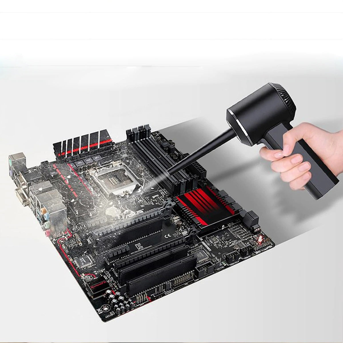 Air Duster Blower Cordless 15000mAh Blower Computer Keyboard Camera Electronics Cleaner