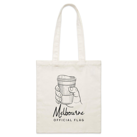 Canvas Quality Shopping Tote Bag - Official Melbourne Flag