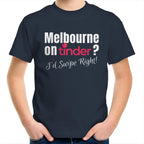 Funny Kids T-shirt Melbourne Tinder Dating App - Slogan Tee