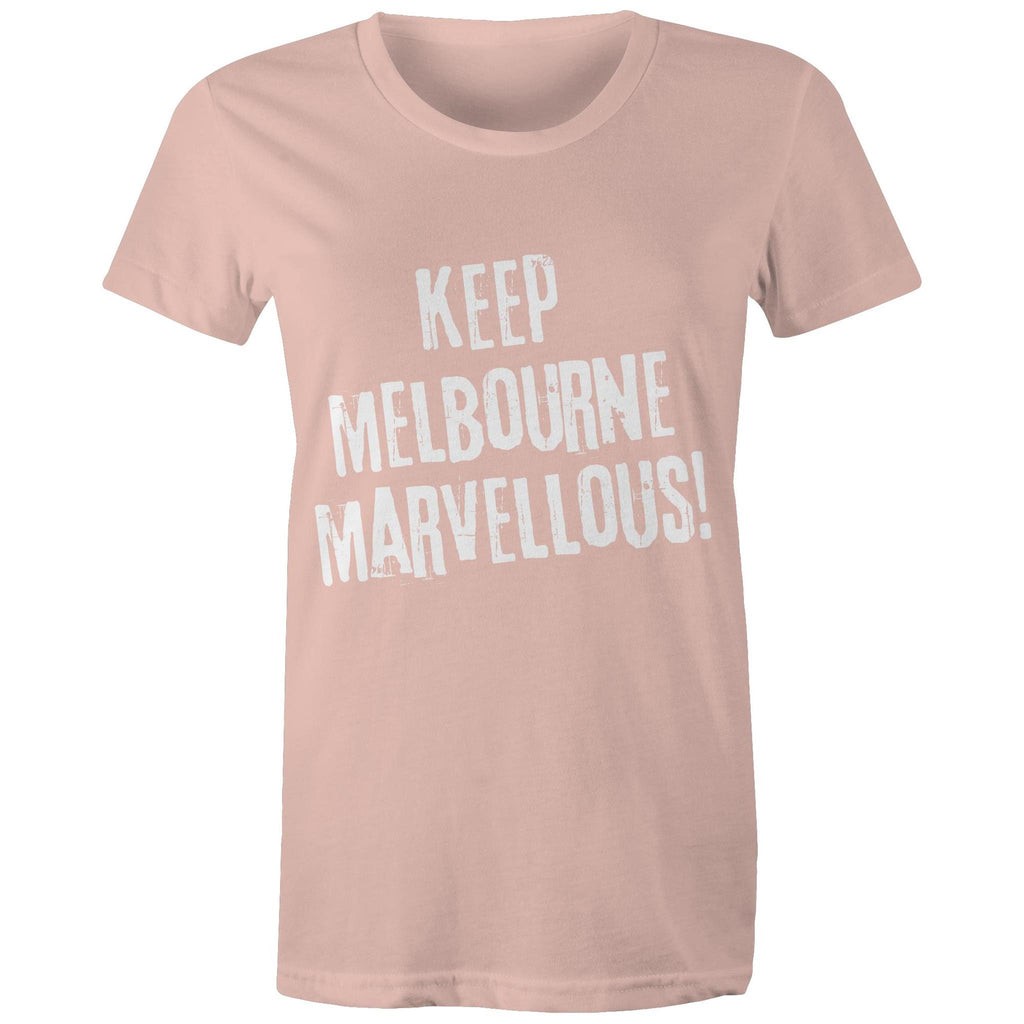 Keep Melbourne Marvellous! Women's Grunge T-Shirt