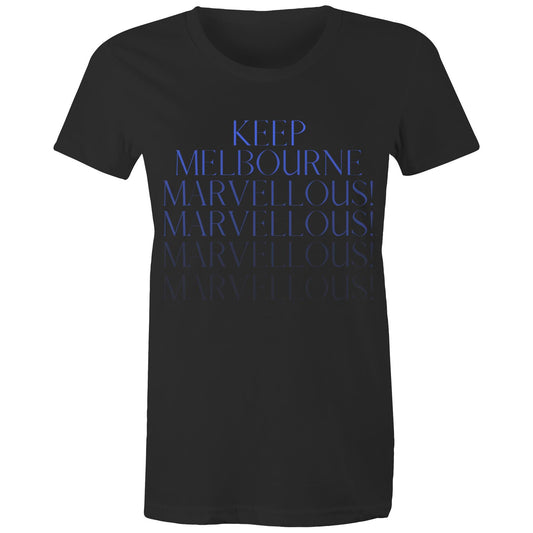 Women's Melbourne Infinity T-shirt-Keep Melbourne Marvellous Official Store