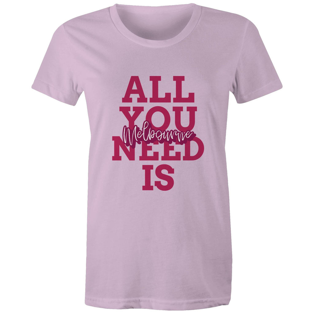"All You Need Is Melbourne" - Women's Love T-Shirt