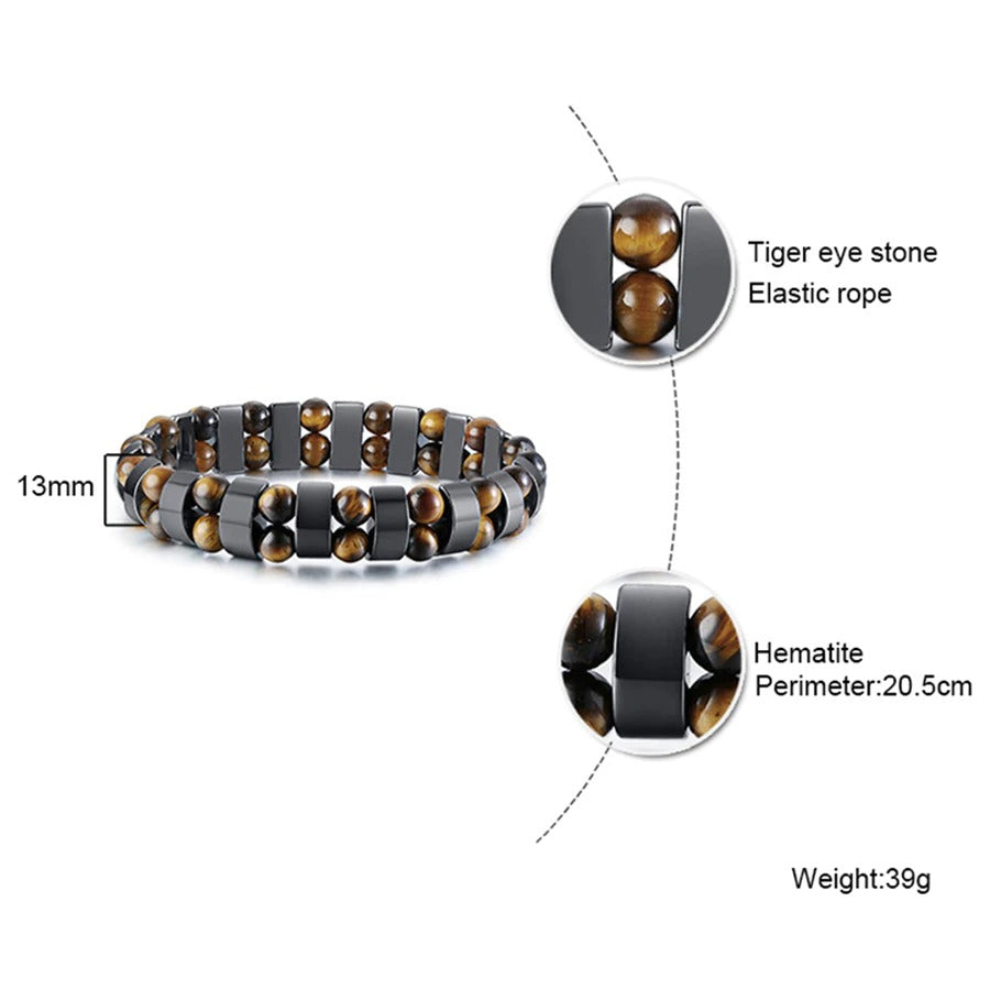 Hematite agate hot sale protection bracelets