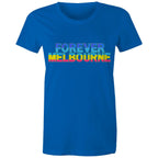 Forever Melbourne - Women's Colourful Rainbow T-shirt