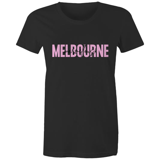Women's T-shirt "Melbourne Marvellous" - Motivation Positive Tee-Keep Melbourne Marvellous Official Store