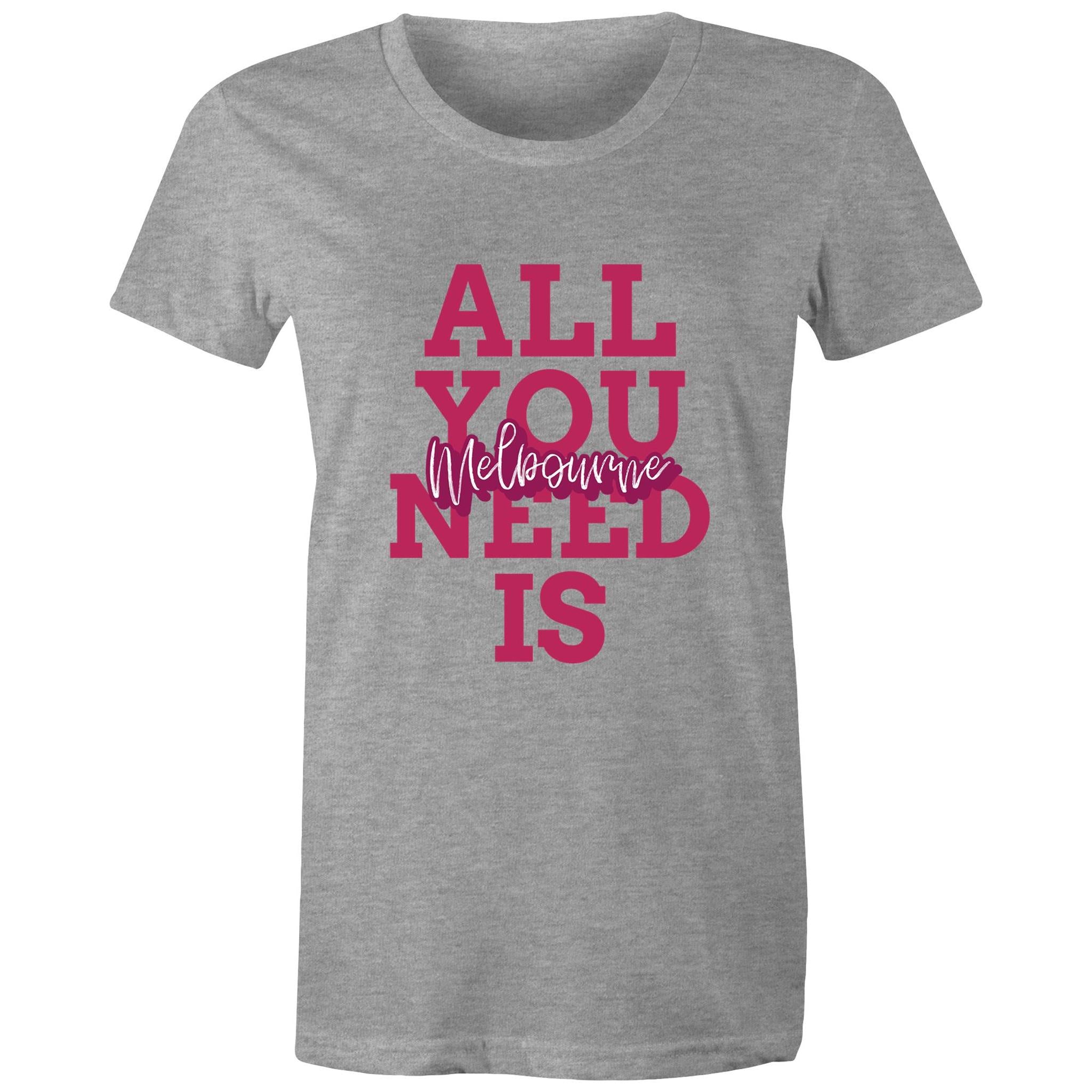 "All You Need Is Melbourne" - Women's Love T-Shirt