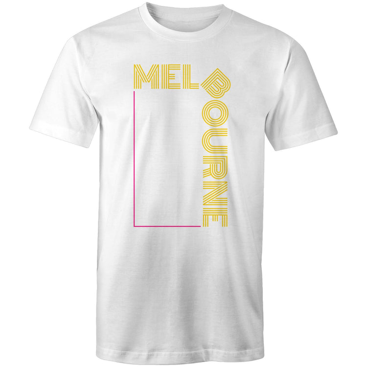 Men's T-shirt "Melbourne" Slogan Pop Culture Design Tee