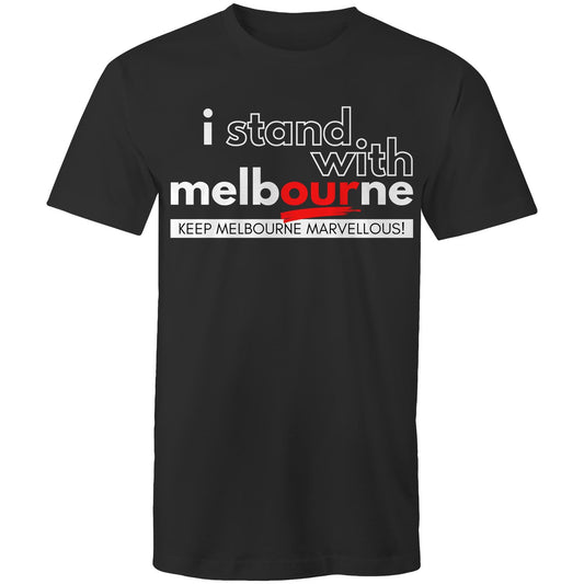 Men's T-shirt "I Stand With Melbourne" - Tee Slogan