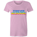 Forever Melbourne - Women's Colourful Rainbow T-shirt