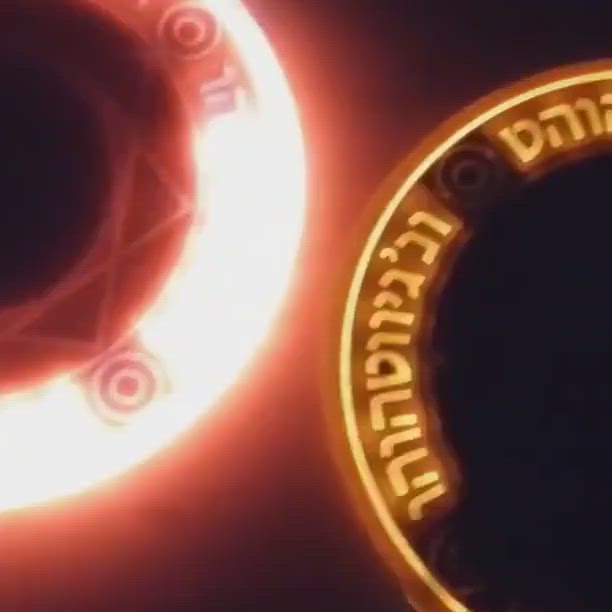 Magic Circle Qi Wireless Glowing Mobile Phone Fast Charger Charging Pad