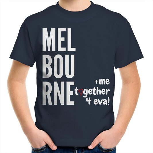 Funny Kids T-shirt Proud of Melbourne City Together-Keep Melbourne Marvellous Official Store