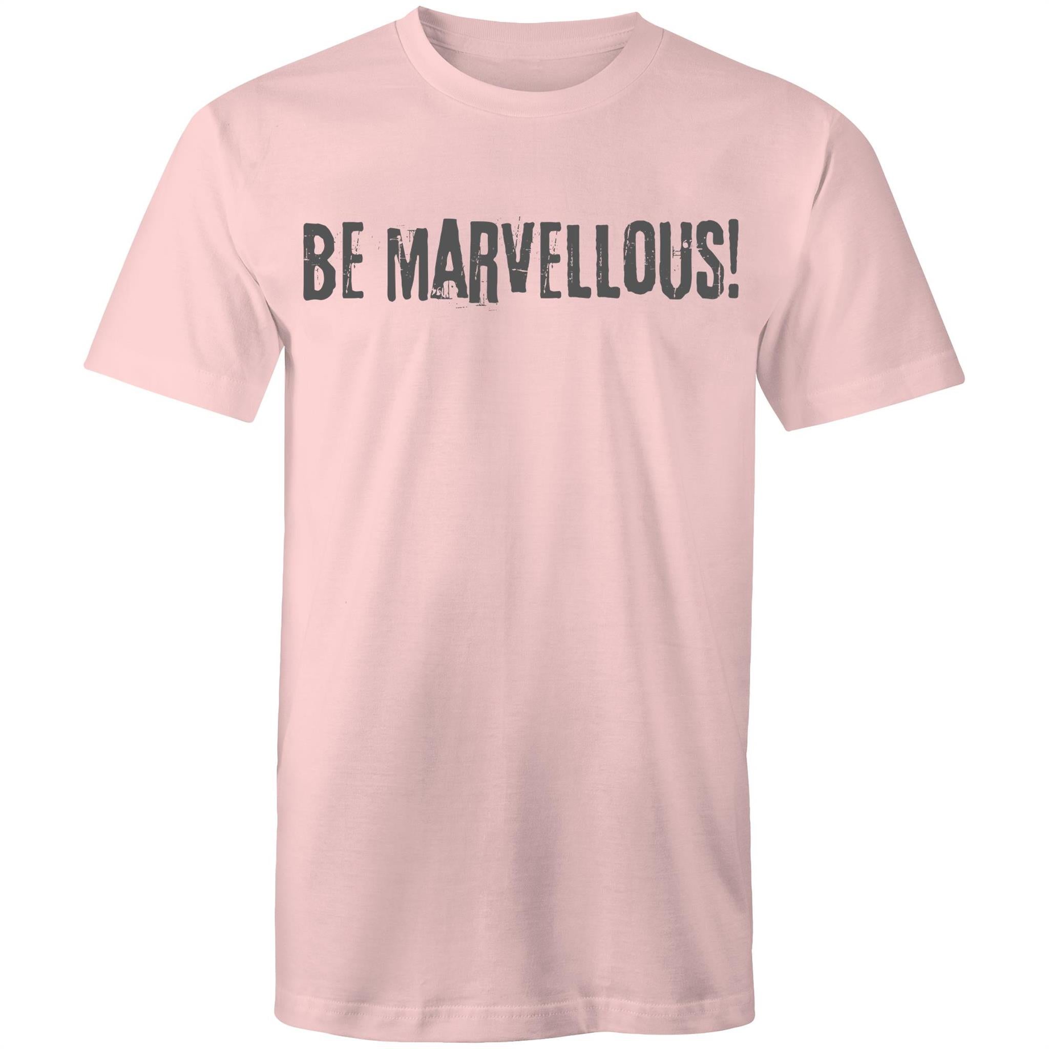 Be Marvellous! - Grunge Grafitti Lettering T-shirt Motivation Plus Sizes