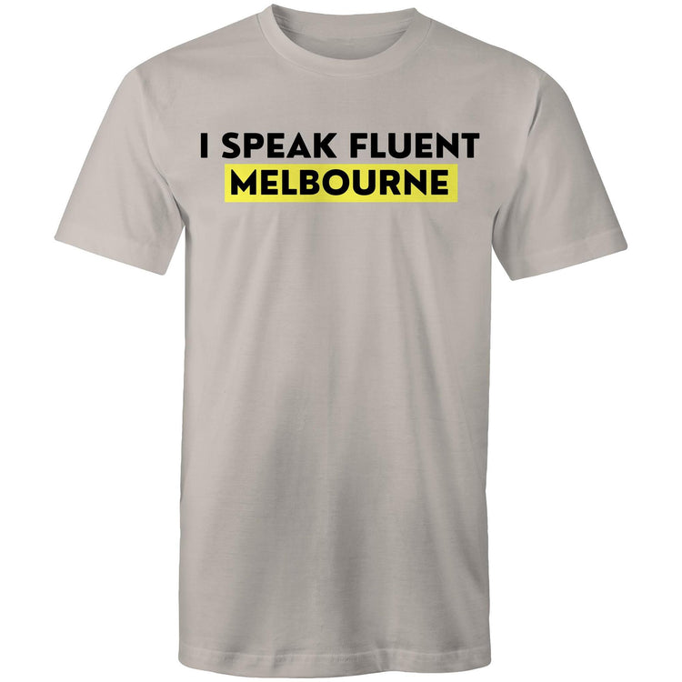 Funny T-shirt "I Speak Fluent Melbourne" - Slogan Men's Design Tee