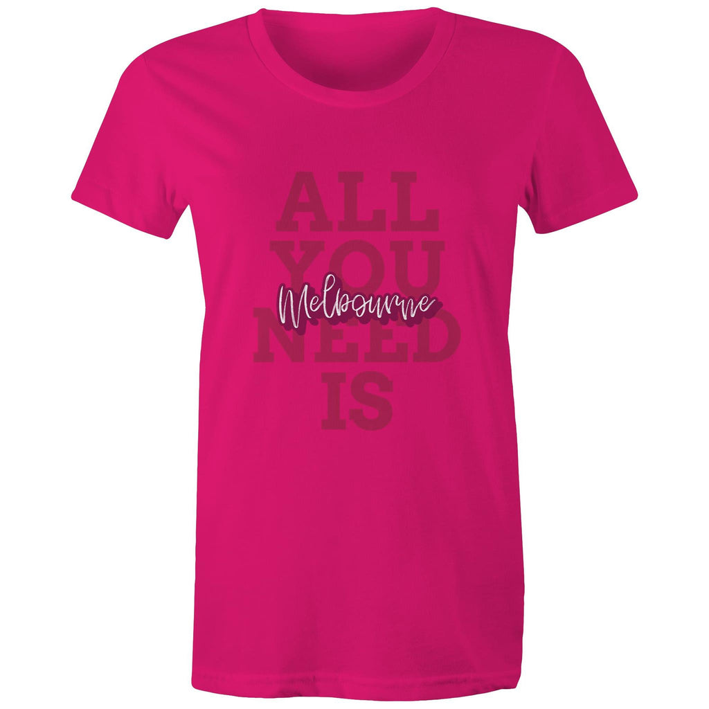 "All You Need Is Melbourne" - Women's Love T-Shirt