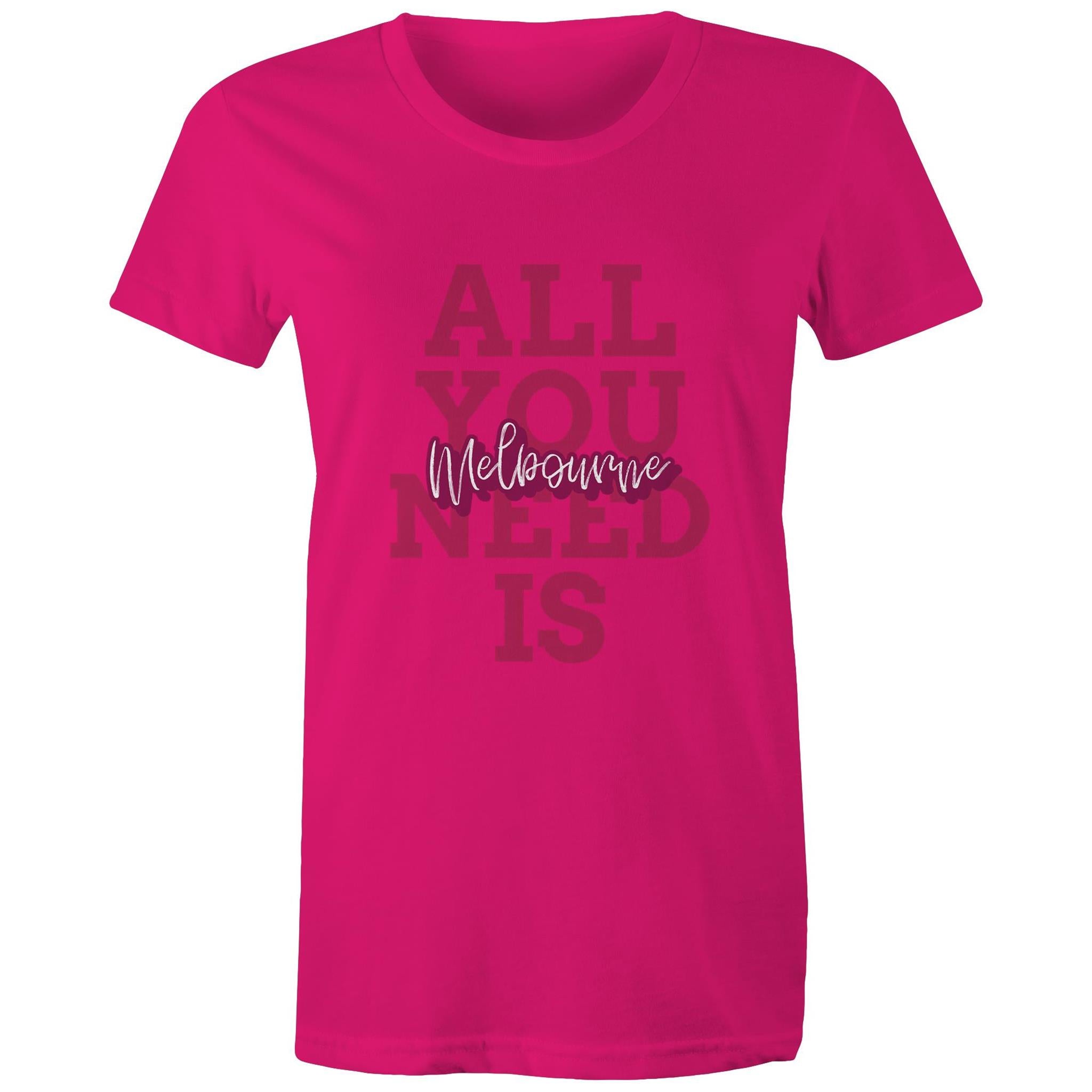 "All You Need Is Melbourne" - Women's Love T-Shirt