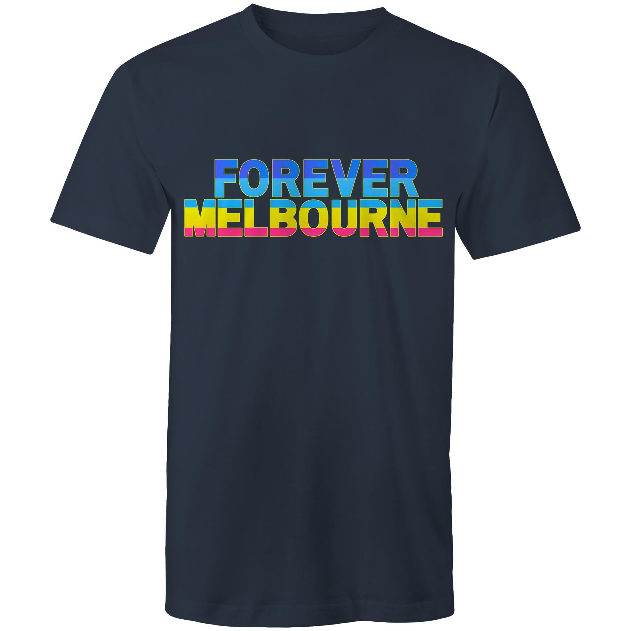 Forever Melbourne - Men's T-Shirt Colourful Plus Sizes