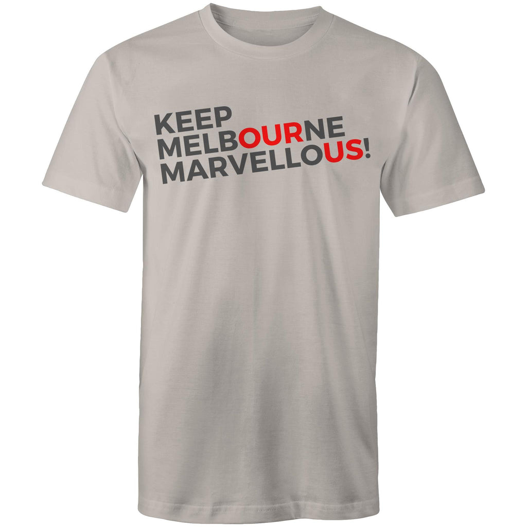 Men's T-shirt "Keep Melbourne Marvellous!" - Slogan Plus Sizes