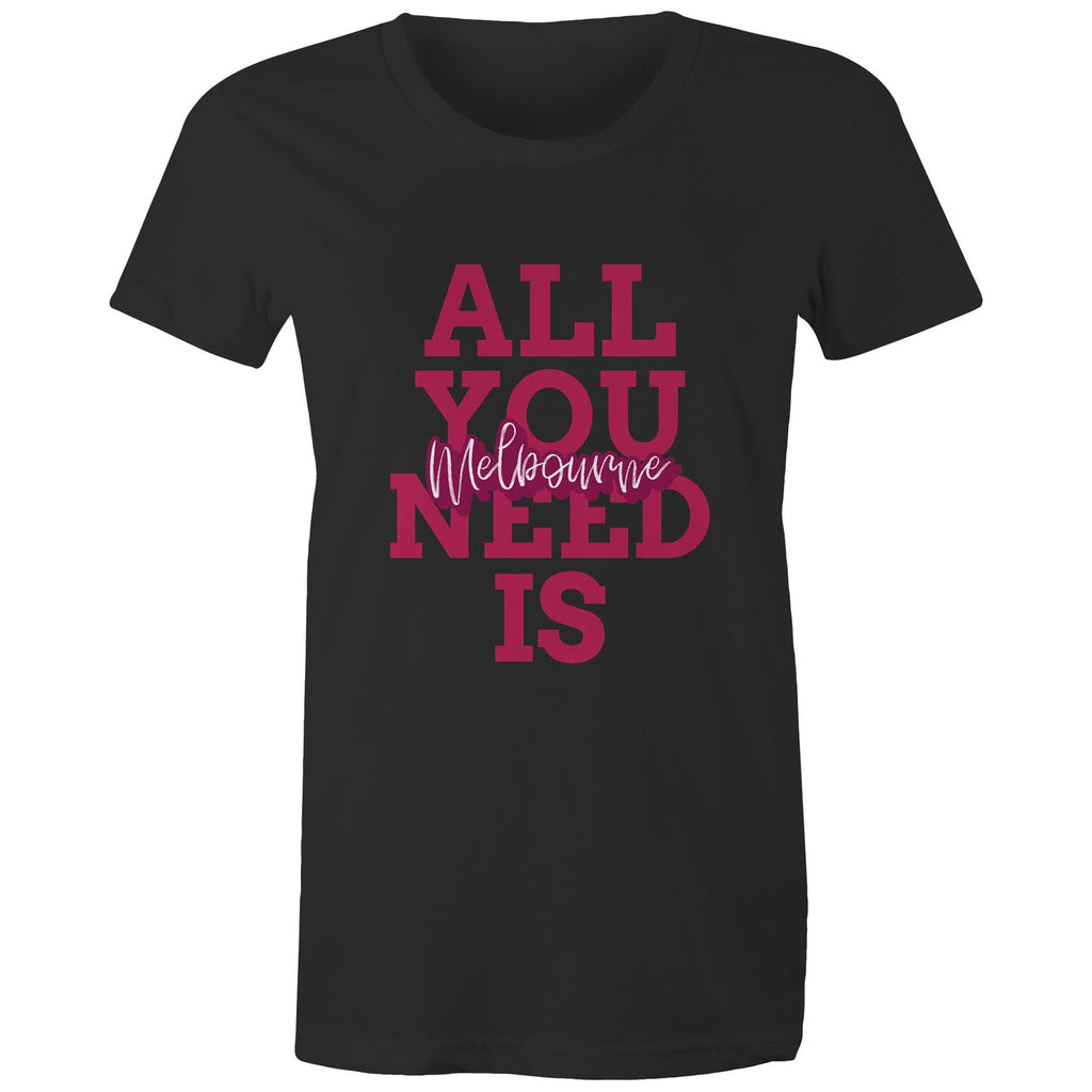 "All You Need Is Melbourne" - Women's Love T-Shirt