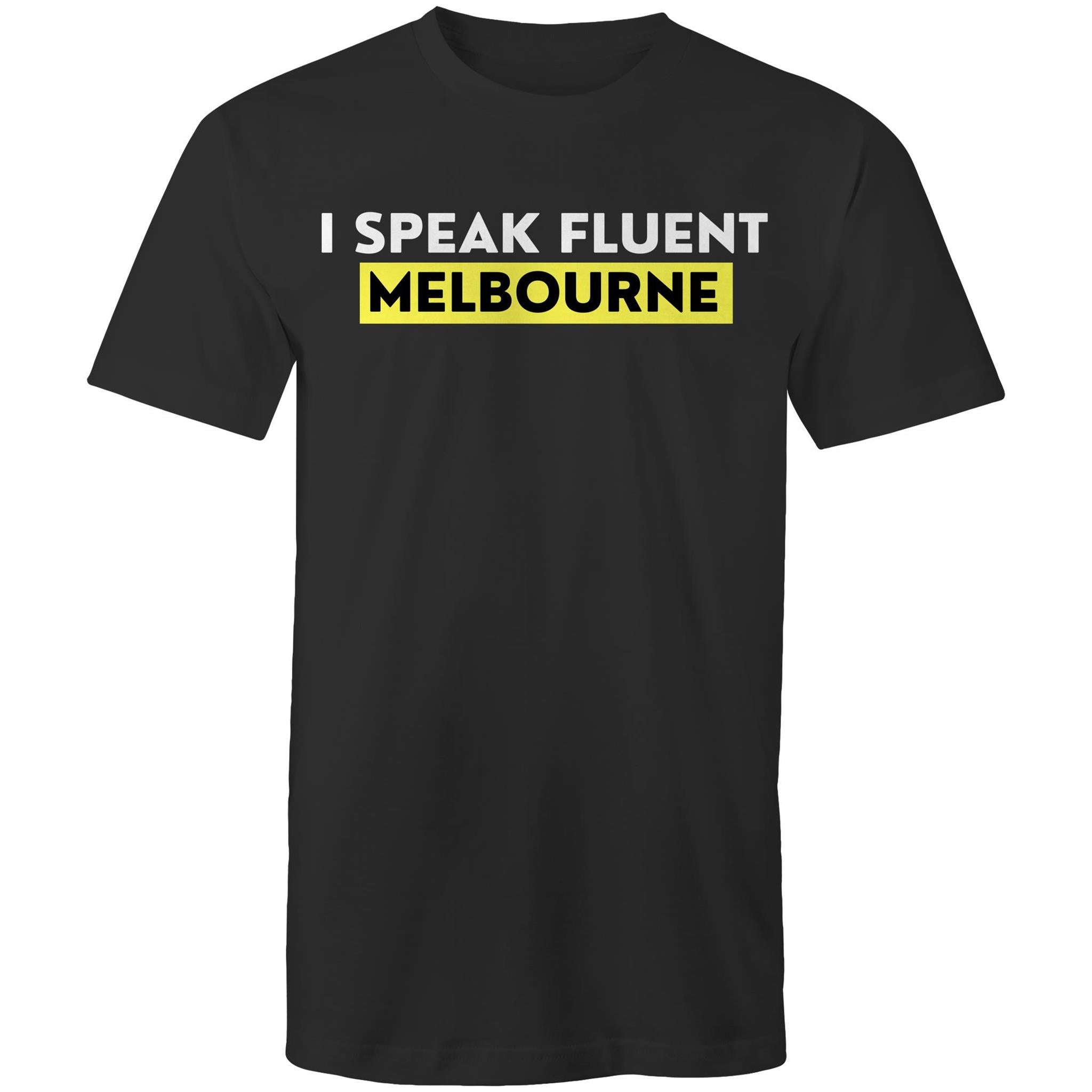 Funny "I Speak Fluent Melbourne" T-shirt Plus Sizes