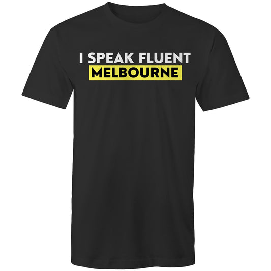 Funny T-shirt "I Speak Fluent Melbourne" - Slogan Men's Design Tee