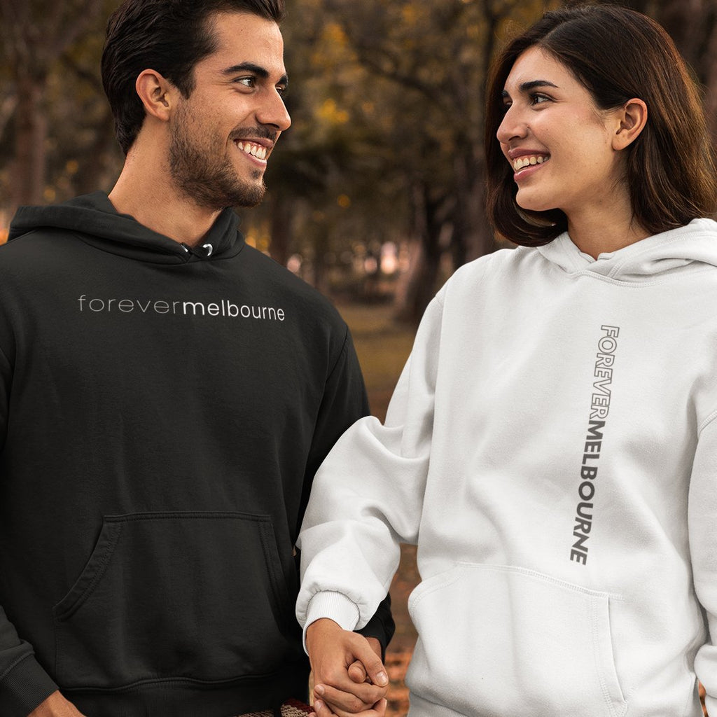Forever Melbourne - Hoodie Horizontal Slogan Unisex Plus Sizes Oversized