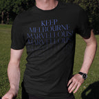 Men's T-shirt "Keep Melbourne Marvellous!" Infinity Design Tee