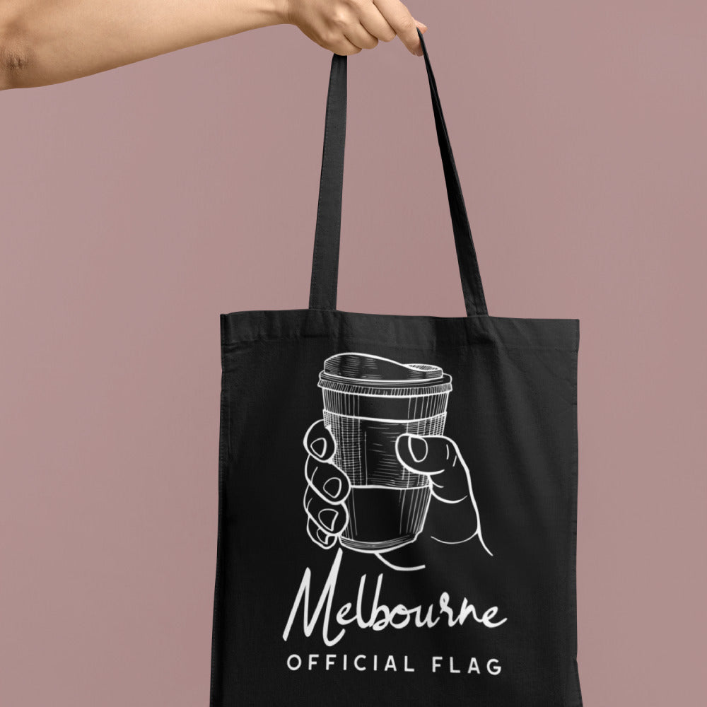 Canvas Quality Tote Shopping Bag - Official Melbourne Flag