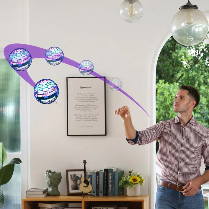 Flying Ball Toy Hoverball Original Flynova Pro Spinning UFO Orb Drone