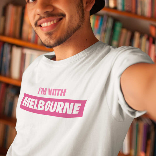 Men's T-shirt "I'm With Melbourne" - Slogan Tee