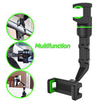 Car Phone Holder Rearview Mirror Mount Auto Cradle