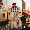 Home Beauty Cosmetics Makeup Organiser Carousel Rotating Case